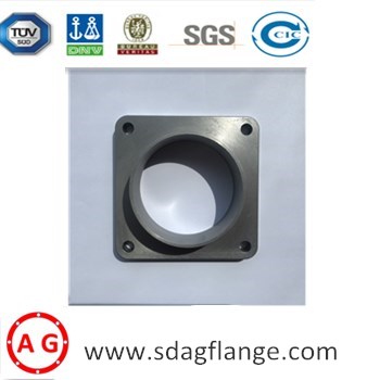 CNC Machining M28 Flange ຫໍ່ Cnc Exhaust Flange